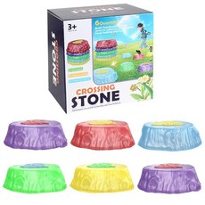 밸런스 훈련 스텝 스태킹 크로싱 스테핑 야외 게임, 1개, 1. a