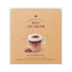 할리스 너티 크림 라떼, 20g, 20개입, 6개
