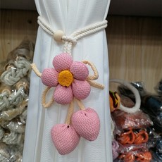 南瓜串 窗簾綁帶 紗簾紮帶 可愛裝飾, 粉色1條價格, 1個