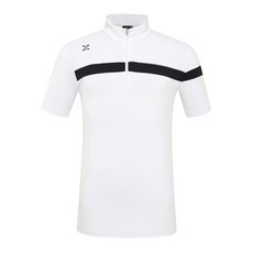 [JDX] 남성 아이스샷 가슴배색 반집업(X5TSU2521WH)