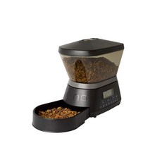 petmate GAMMA2 NANO 寵物自動餵食器, 黑, 1個