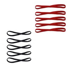10Pcs 여성용 흡수 밴드 축구 요가 순수 헤어 미끄럼 방지 탄력 고무 얇은 스포츠 남성, 10pcs X 2