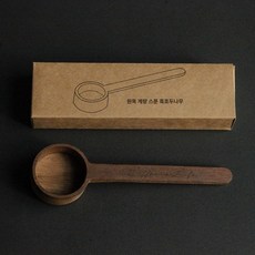 원목 우드 조리도구 다용도 숟가락 호두나무 스푼 커피용, 기본 색상
