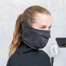 트렌디한 방한 라이딩 방풍 마스크 겨울 따뜻한 야외 귀 보호 열 귀마개 스카프, Dark Grey, Dark Grey