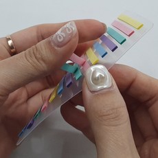 붙이는 얇은 밑줄스티커 숏인덱스 파스텔, 상세페이지 참조, 1개