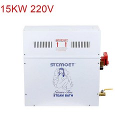 증기 발생기 사우나 룸 샤워 전원 스티머 기계 핫룸 목욕 스파 디지털 컨트롤러, 03 15 KW 220V, 01 CHINA, 1개