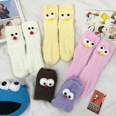 JT 3종세트 3D입체 왕눈이 귀여운 수면양말 겨울양말 수족양말 보온양말