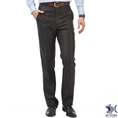 NST Jeans 羊毛深咖啡斜口袋西裝褲(中腰) 390