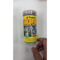 Tropical 德比克 金魚飼料 - 波蘭進口, 1個, 強化免疫力高級金魚飼料罐裝-250ml