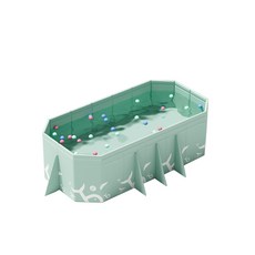 【極美家居】游泳池 泳池 兒童泳池 免充氣泳池 兒童游泳池 戲水池 摺疊泳池 折疊游泳池 免充氣游泳池, 1個, 2.2m-免充氣/折疊收納