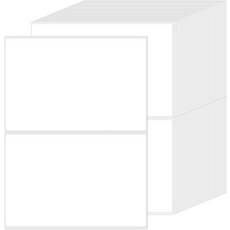 보관함용 4x6 빈 탈착식 라벨 상자 및 케이스용 손글씨 스티커 없음 150개, 150