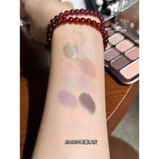 Jill Leen 幻彩九色眼影盤 細閃珠光 絲絨啞光, 1個, 902 冷萃烟木灰