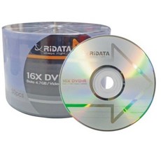 富福里 RIDATA 錸德 DVD R 光碟片 (16X 4.7GB) (50片/桶), 1個