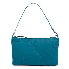 베라 브래들리 RFID 보호 기능이 있는 여성용 페더웨이트 컨버터블 리스틀릿 공작 깃털 원사이즈