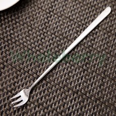 롱 후식포크 1개입 포크셋트 과일포크 과일꽂이 주방포크 과일꽂이포크 다용도포크