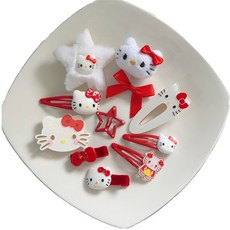 다오니 샵 헬로키티 헤어핀 세트 11P 가성비 갑 헤어핀 세트, 1개