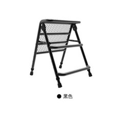 多功能輪胎梯架 折疊式樓梯 輕便好攜帶 露營實用 A型梯 輪胎梯 掛式梯架 便利樓梯, 黑色, 1個