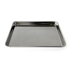 스텐 기름받침 사각트레이 245 x 177 x 18mm (밥구이 밥오븐 사용), 1개