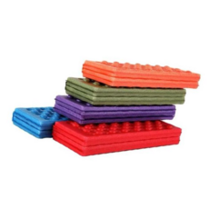 야외매트 (이거찜) 1인용 접이식 백패킹매트 캠핑매트 에어매트, 백패킹 블루