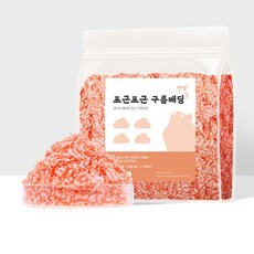 펫똑 구름베딩 소동물 앵무새 햄스터 미니메추리 먼지없는 천연섬유 종이 베딩, 오렌지, 1개, 300g