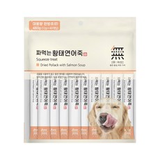 바우와우 무마진 짜먹는 보양간식 35P 강아지츄르 삼계탕죽/황태연어죽/소고기야채죽, 황태연어죽35P, 490g, 1개