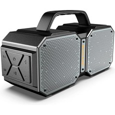 BUGANI Shock 블루투스 스피커 휴대용 블루투스 5.3 방수 60W 슈퍼 파워 아웃도어 스피커 블랙(새 모델), BUGANI Shock 블루투스 스피커, 휴대용 블루투