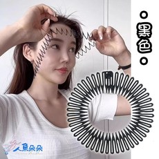 人魚朵朵 Sirena DuoDuo 隱形髮箍 無痕碎髮整理 輕薄舒適 運動洗臉適用 黑色