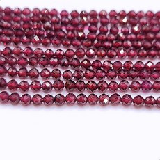 다온 A등급 가넷 컷팅 원석 DIY 재료 4mm 1줄