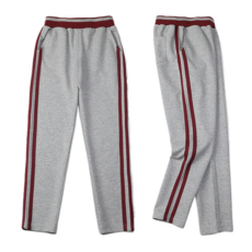 小學生秋季校服套裝 灰色拚棗紅杠條棒球服套裝, 墨綠淺麻灰外套加絨款7685140cm