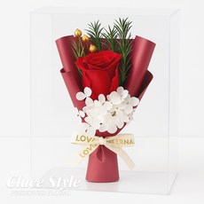 클레이스 시들지 않는 납골당 생화 프리저브드 플라워, 로즈레드
