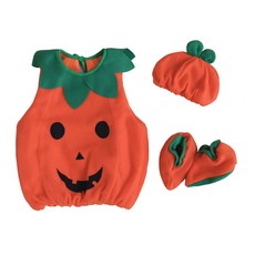 casa drawing 萬聖節嬰兒南瓜服裝服裝組合-KC認證幼兒園COSPLAY服裝女童男童派對服