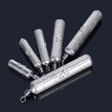 雷蛙小舖 路亞自由鉛 長條型 自由釣組 跳底 根魚 黑格 海水 軟蟲 曲柄鉤, 1個, 10g