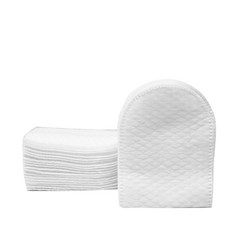 포미예스 240pcs 페이셜 코튼 패드 재사용 가능한 얼굴용 U자형 메이크업 클렌징 제거