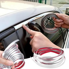 자동차 크롬 몰딩 도어 가드 범퍼 트렁크 스크래치 방지 은선 몰딩 30mm 5M, 기타, 크롬몰딩