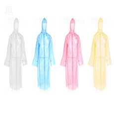 스토어-하유 일회용 비옷 우의 세트 비옷우의세트, 옐로우 (50개입)