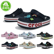 CROCS 정품 크록스 바야밴드 클로그 키즈 토들러 레츄 악세사리