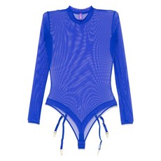 메종클로즈 코르 아 코르 가터 디테일 바디수트