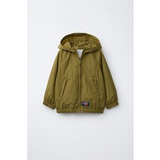 ZARA 워터프루프 라이트웨이트 레인코트 - 카키 5992522505