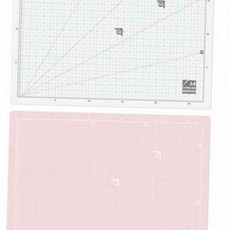 양면슬림커팅매트 A2 화이트 핑크 윈스타 자 사무용품 펜꽂이