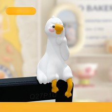 귀여운 대형 화이트 구스 디스플레이 장식 사무실 인테리어 선물, 1개, 스타일 B 가사