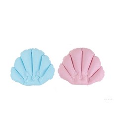 반신욕 목욕 쿠션 베개 머리 받침대, 블루
