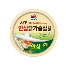 사조 닭가슴살 135g 총3캔