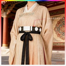 花千子 台灣出貨 國風洋裝 古典服裝 碎花裙 旗袍洋裝 百褶裙 漢服 明制革帶仿素面玉帶圓領袍曳撒貼里圓