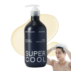 멘톨로지 탈모 증상 완화 기능성 두피 쿨링 슈퍼쿨 샴푸 페퍼민트향, 495ml, 1개