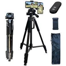 스틸덕 180cm 삼각대 스마트폰 카메라 셀프 스냅 블루투스 리모컨, 1개, 블랙, SDT-01