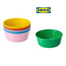 이케아 칼라스 IKEA KALAS 유아식기 뉴컬러, 1세트, 그릇, 비비드컬러