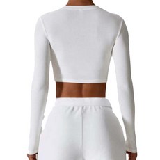 ST213 螺紋運動長袖上衣 舒適透氣 健身跑步瑜伽服 女