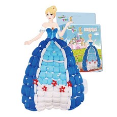 공주 드레스 꾸미기 풍선 콘 스텔라 1P 장난감 jae+2880JZ