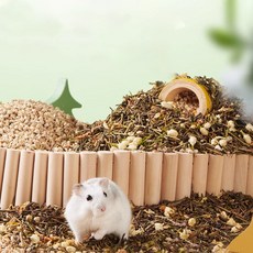 懶懶喵 花草墊料 茉莉綠茶墊料 500g 倉鼠墊料 除臭吸味 茶多酚墊料 清涼降溫 綠茶墊料 茉莉花 玫瑰花, 1個, 200g