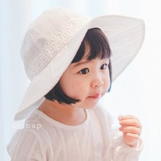 아기 공주 레이스 썬햇.6개월 돌 2세 3세 외출 행사 선물
